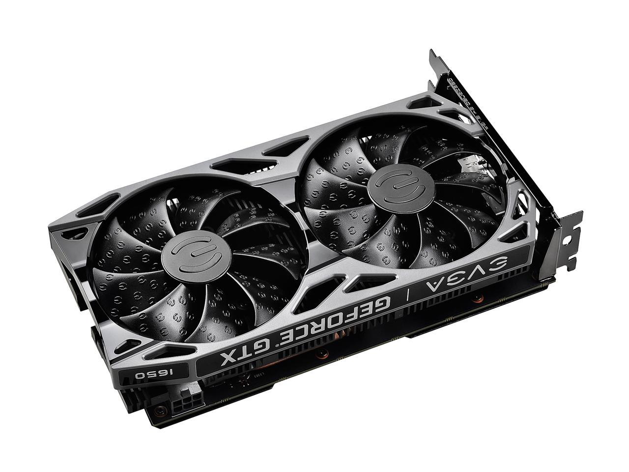 EVGA GeForce GTX 1650 SC ULTRA GAMING, 04G-P4-1057-KR, 4GB GDDR5, Dual Fan, Metal Backplate