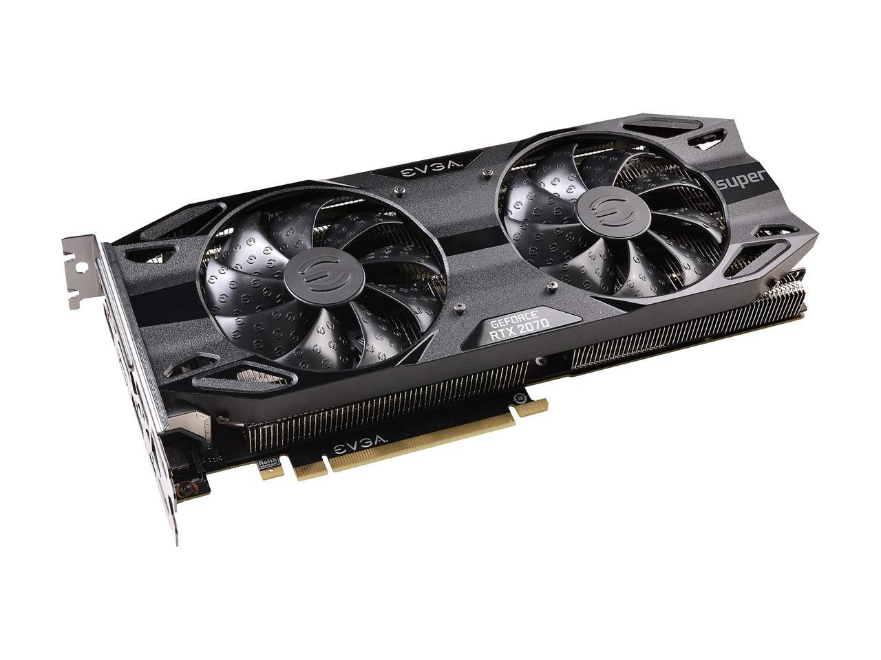 EVGA GeForce RTX 2070 SUPER BLACK GAMING, 08G-P4-3071-KR, 8GB GDDR6