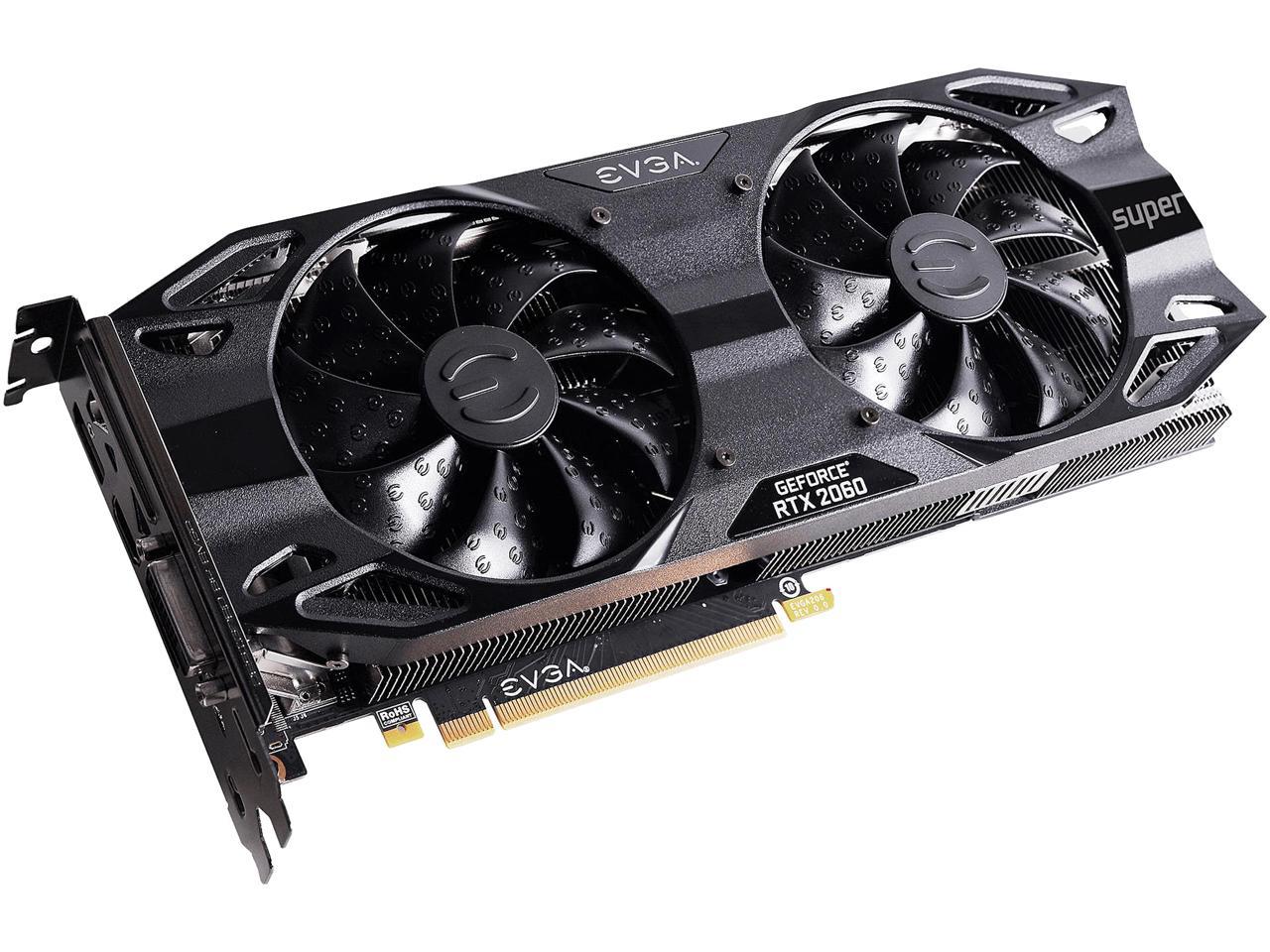 EVGA GeForce RTX 2060 SUPER SC ULTRA GAMING, 08G-P4-3067-KR, 8GB GDDR6, Dual HDB Fans, Metal Backplate