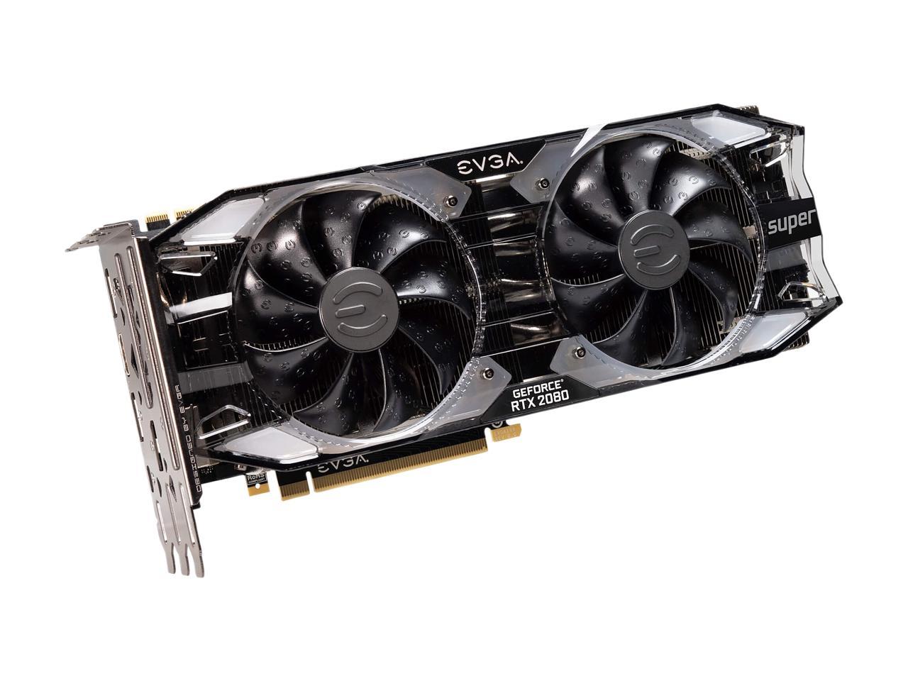 EVGA GeForce RTX 2080 SUPER XC ULTRA GAMING Video Card, 08G-P4-3183-KR, 8GB GDDR6, RGB LED, Metal Backplate