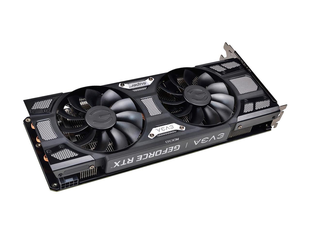 EVGA GeForce RTX 2060 SUPER SC BLACK GAMING Video Card, 08G-P4-3062-KR, 8GB GDDR6, Dual Fans
