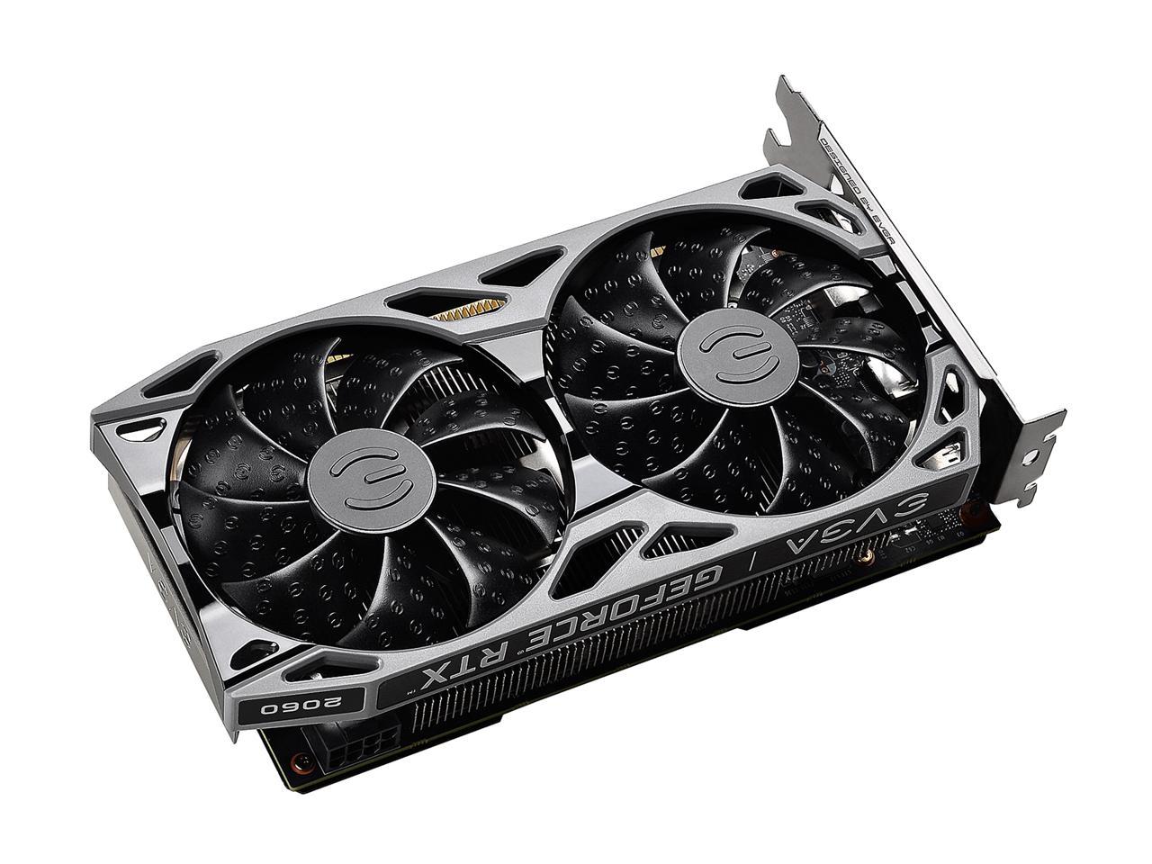 EVGA GeForce RTX 2060 KO ULTRA GAMING Video Card, 06G-P4-2068-KR, 6GB GDDR6, Dual Fans, Metal Backplate