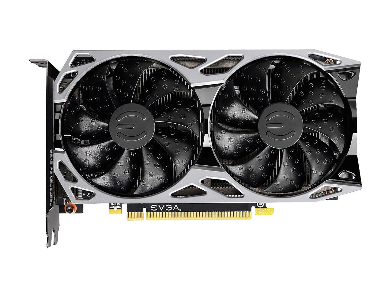 EVGA GeForce RTX 2060 KO ULTRA GAMING Video Card, 06G-P4-2068-KR, 6GB GDDR6, Dual Fans, Metal Backplate