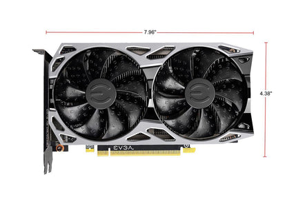 EVGA GeForce RTX 2060 KO ULTRA GAMING Video Card, 06G-P4-2068-KR, 6GB GDDR6, Dual Fans, Metal Backplate