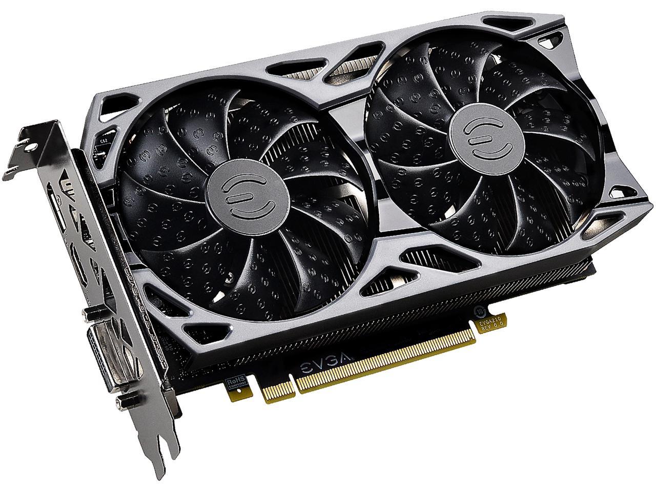 EVGA GeForce RTX 2060 KO GAMING Video Card, 06G-P4-2066-KR, 6GB GDDR6, Dual Fans, Metal Backplate