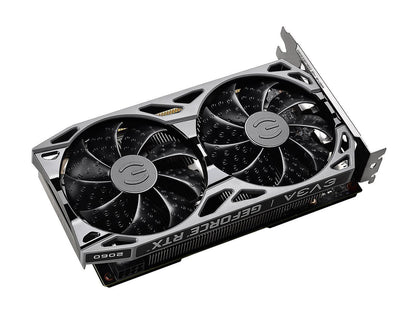 EVGA GeForce RTX 2060 KO GAMING Video Card, 06G-P4-2066-KR, 6GB GDDR6, Dual Fans, Metal Backplate