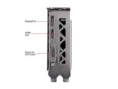 EVGA GeForce RTX 2060 KO GAMING Video Card, 06G-P4-2066-KR, 6GB GDDR6, Dual Fans, Metal Backplate