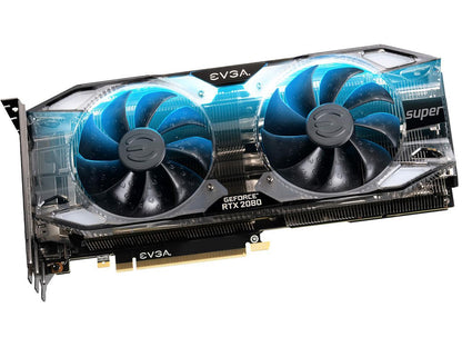 EVGA GeForce RTX 2080 SUPER XC ULTRA GAMING, 08G-P4-3183-RX, 8GB GDDR6, RGB LED, Metal Backplate