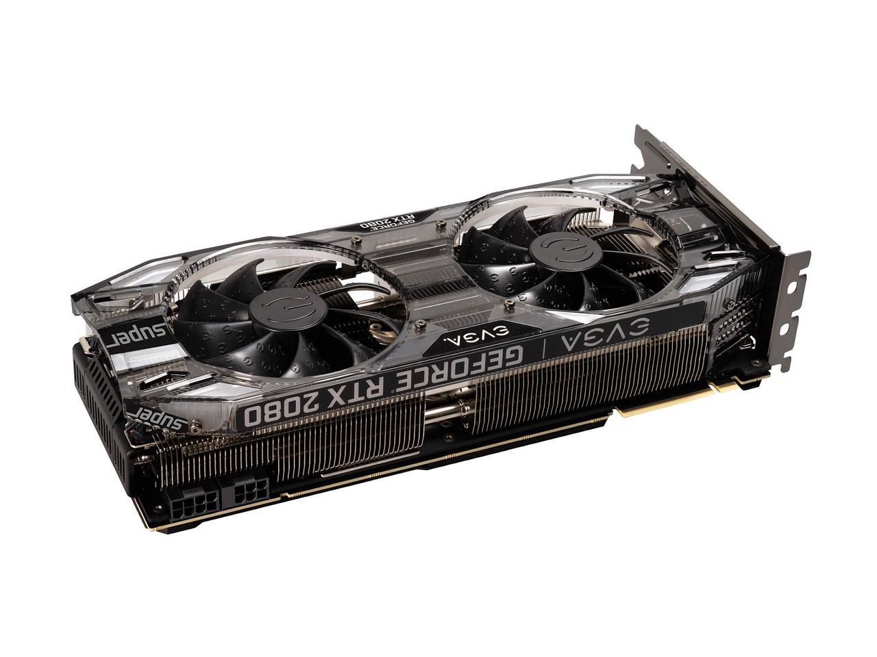 EVGA GeForce RTX 2080 SUPER XC ULTRA GAMING, 08G-P4-3183-RX, 8GB GDDR6, RGB LED, Metal Backplate