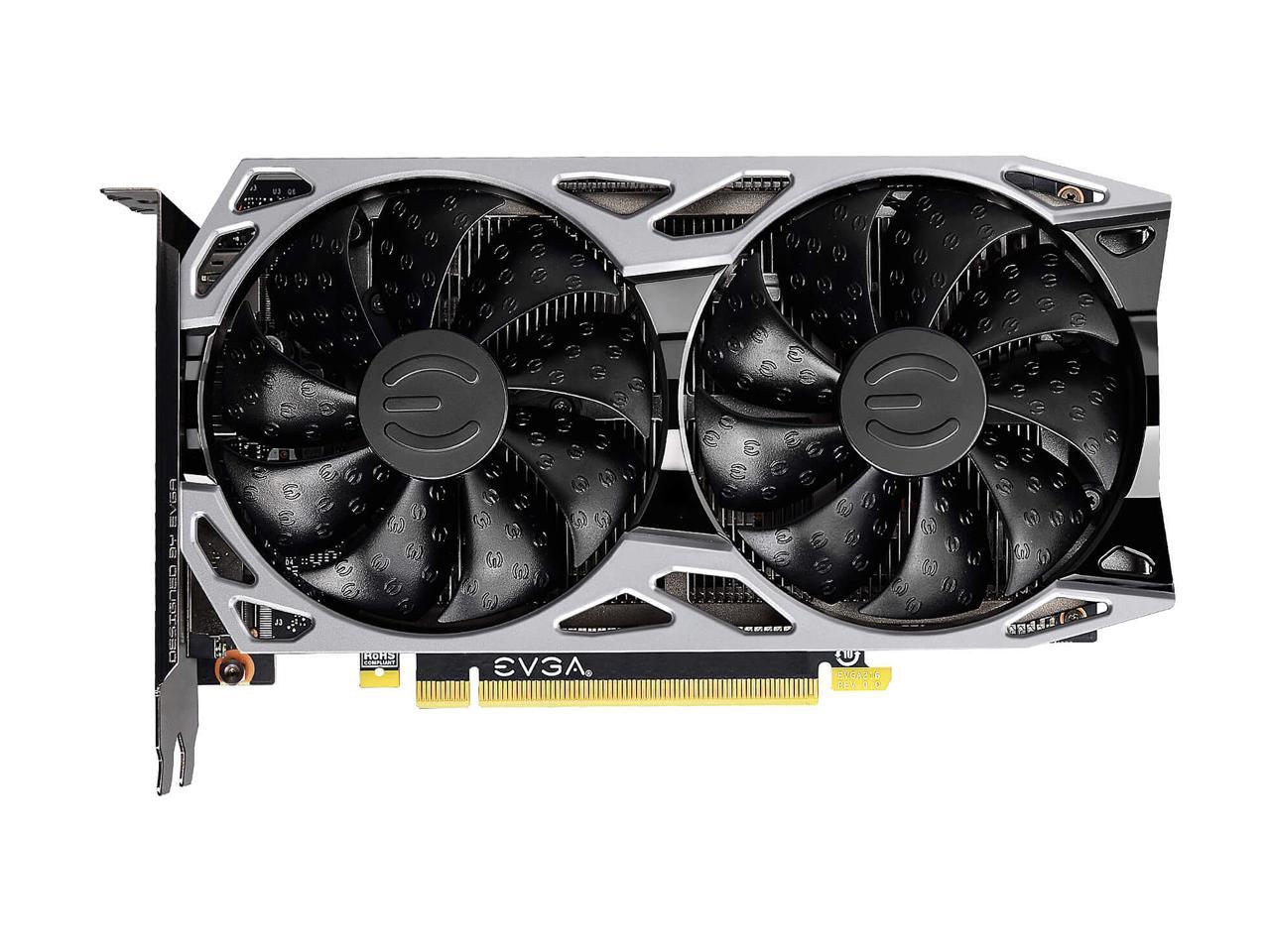 EVGA GeForce GTX 1650 KO ULTRA GDDR6 GAMING, 04G-P4-1457-KR, 4GB GDDR6, Dual Fan, Metal Backplate