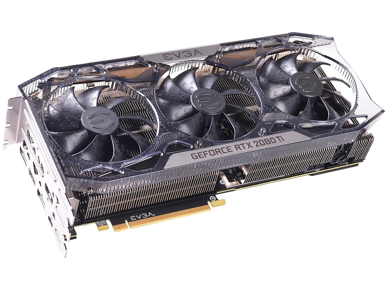EVGA GeForce RTX 2080 Ti FTW3 ULTRA GAMING, 11G-P4-2487-RX, 11GB GDDR6, iCX2 & RGB LED Video Cards