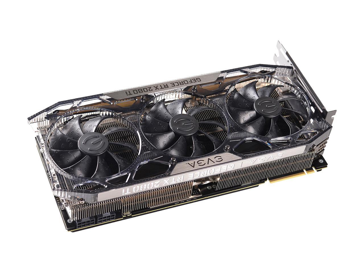 EVGA GeForce RTX 2080 Ti FTW3 ULTRA GAMING, 11G-P4-2487-RX, 11GB GDDR6, iCX2 & RGB LED Video Cards