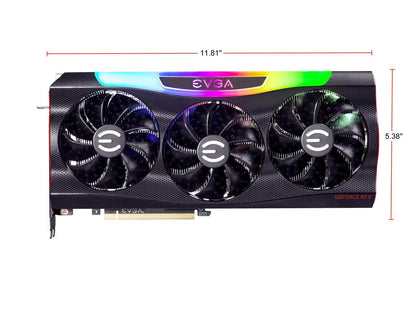 EVGA GeForce RTX 3080 FTW3 ULTRA GAMING Video Card, 10G-P5-3897-KR, 10GB GDDR6X, iCX3 Technology, ARGB LED, Metal Backplate