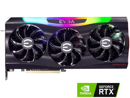 EVGA GeForce RTX 3080 FTW3 GAMING Video Card, 10G-P5-3895-KR, 10GB GDDR6X, iCX3 Technology, ARGB LED, Metal Backplate