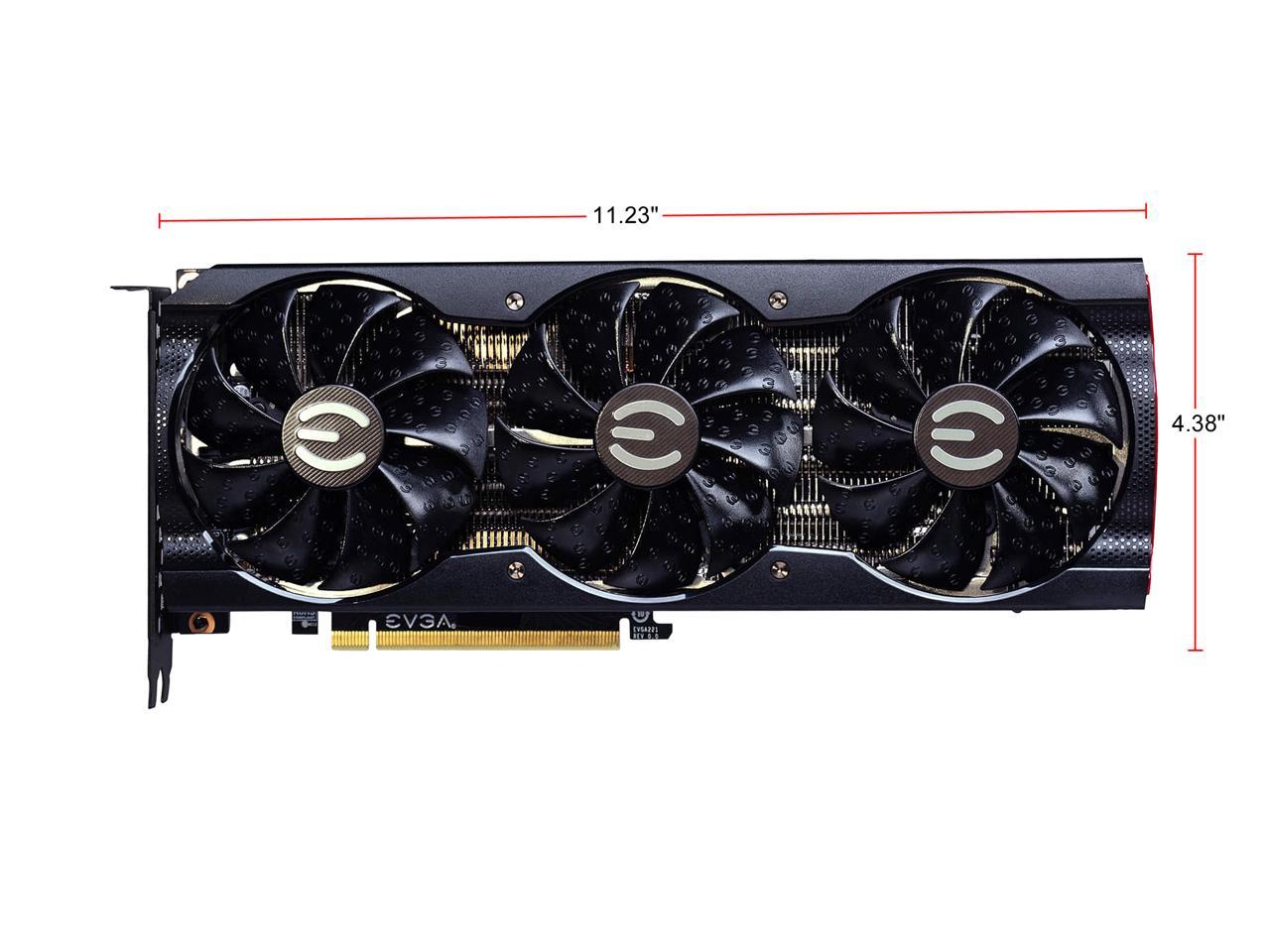 EVGA GeForce RTX 3080 XC3 ULTRA GAMING Video Card, 10G-P5-3885-KR, 10GB GDDR6X, iCX3 Cooling, ARGB LED, Metal Backplate