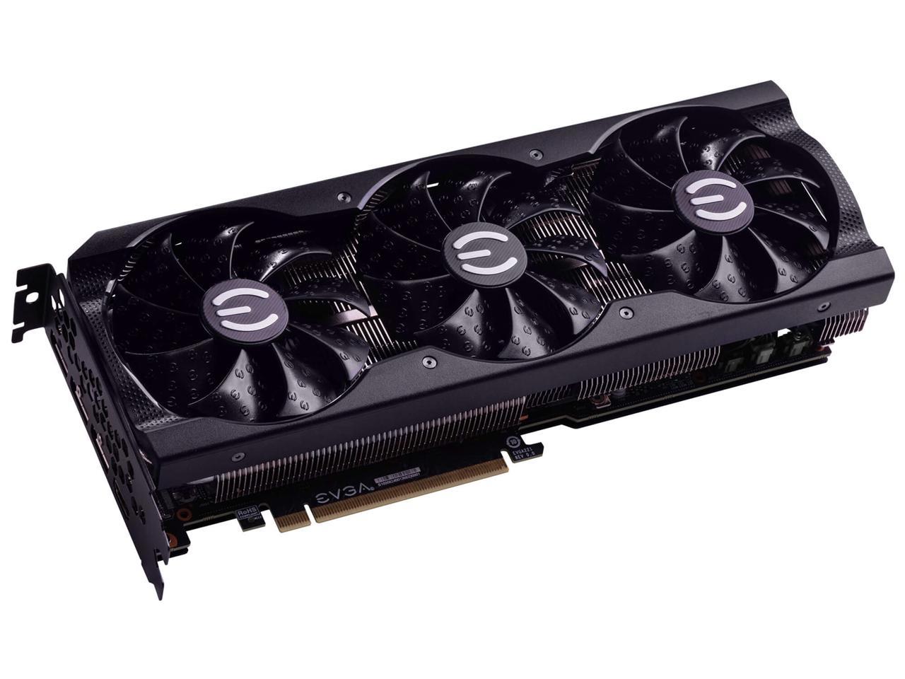 EVGA GeForce RTX 3080 XC3 GAMING Video Card, 10G-P5-3883-KR, 10GB GDDR6X, iCX3 Cooling, ARGB LED, Metal Backplate
