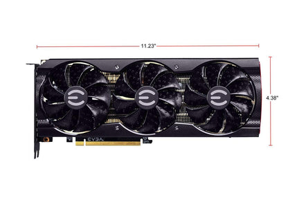 EVGA GeForce RTX 3080 XC3 GAMING Video Card, 10G-P5-3883-KR, 10GB GDDR6X, iCX3 Cooling, ARGB LED, Metal Backplate