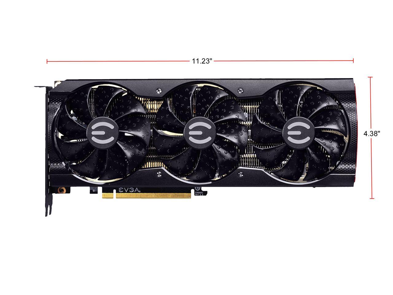 EVGA GeForce RTX 3090 XC3 GAMING Video Card, 24G-P5-3973-KR, 24GB GDDR6X, iCX3 Cooling, ARGB LED, Metal Backplate