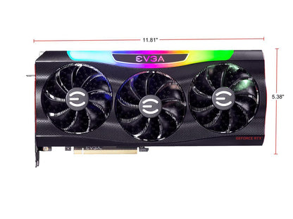 EVGA GeForce RTX 3090 FTW3 GAMING Video Card, 24G-P5-3985-KR, 24GB GDDR6X, iCX3 Technology, ARGB LED, Metal Backplate