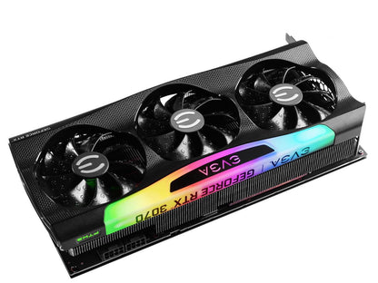 EVGA GeForce RTX 3070 FTW3 ULTRA GAMING Video Card, 08G-P5-3767-KR, 8GB GDDR6, iCX3 Technology, ARGB LED, Metal Backplate