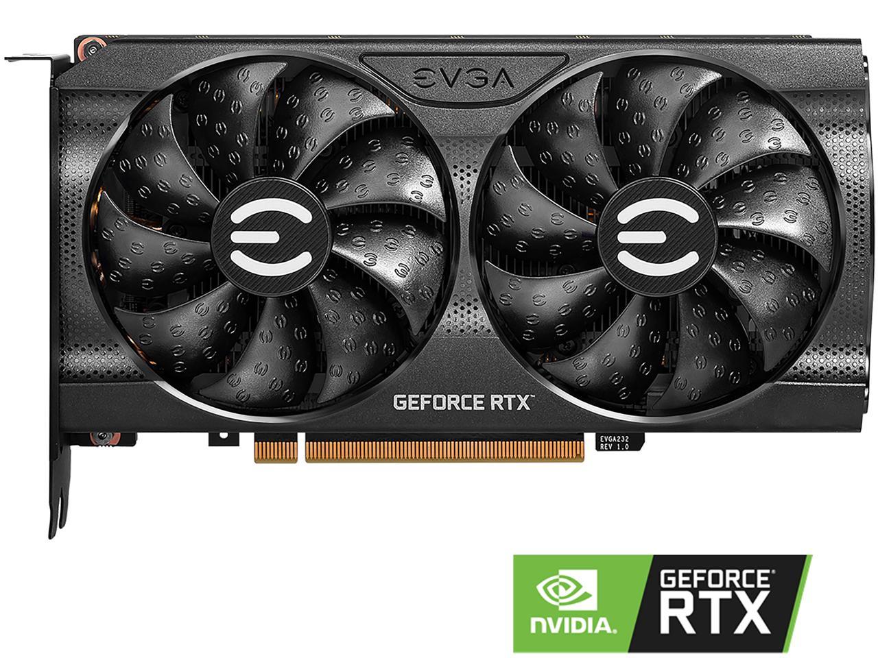 EVGA GeForce RTX 3060 Ti XC GAMING Video Card, 08G-P5-3663-KR, 8GB GDDR6, iCX3 Cooling, Metal Backplate