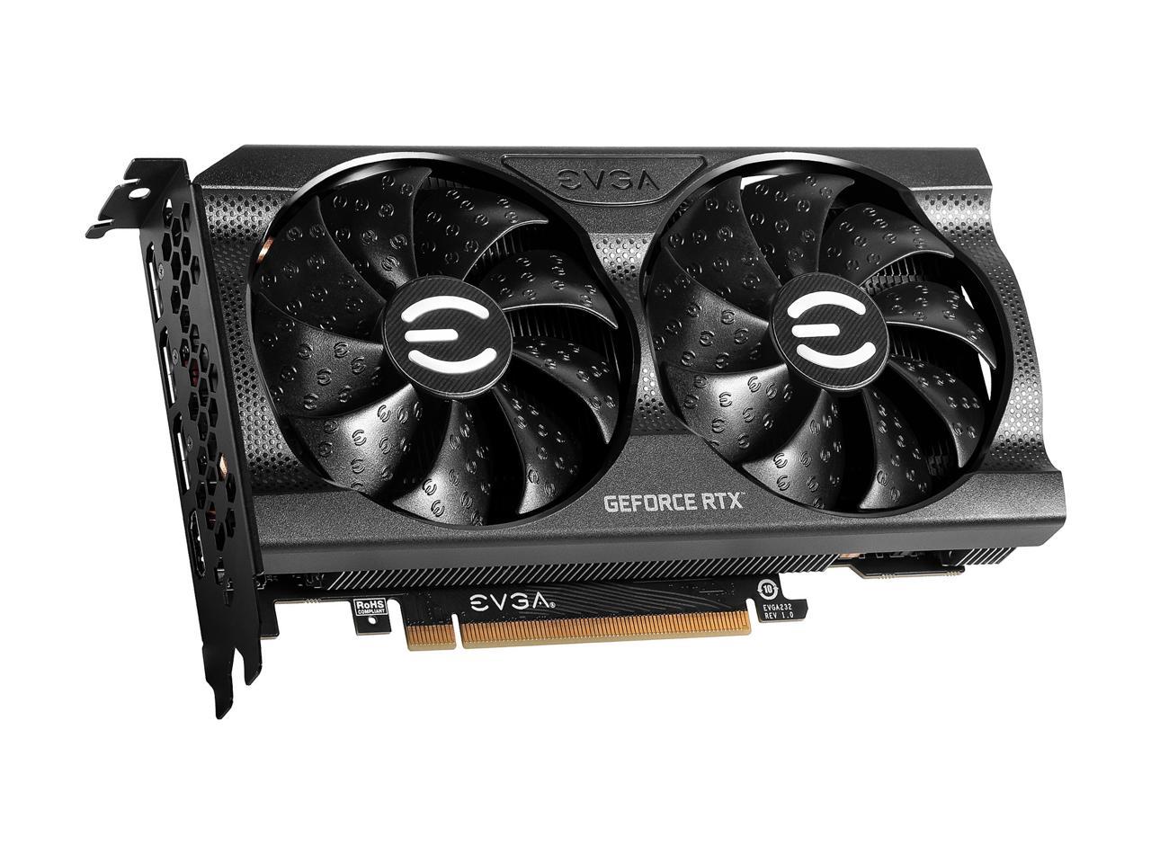 EVGA GeForce RTX 3060 XC BLACK GAMING, 12G-P5-3655-KR, 12GB GDDR6, Dual-Fan