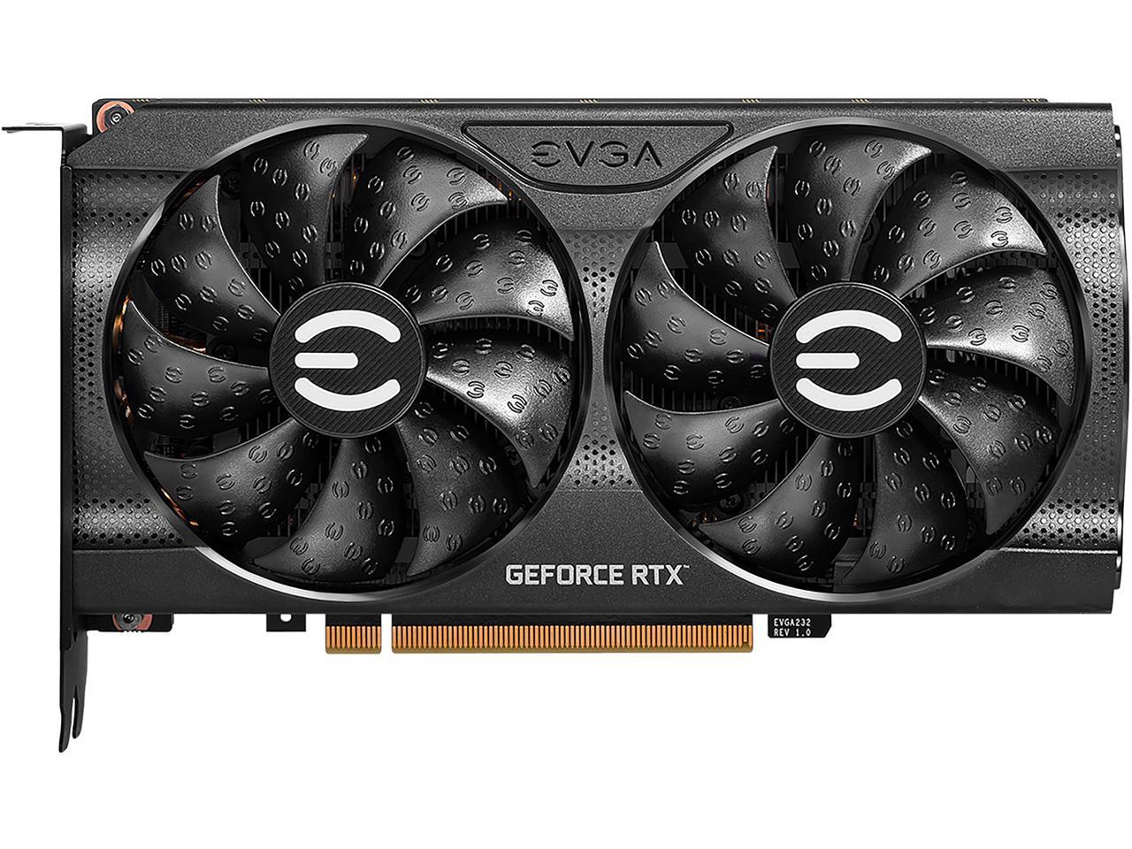 EVGA GeForce RTX 3060 Ti XC GAMING Video Card, 08G-P5-3663-KL, 8GB GDDR6, Metal Backplate, LHR