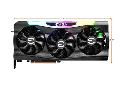 EVGA GeForce RTX 3070 FTW3 ULTRA GAMING Video Card, 08G-P5-3767-KL, 8GB GDDR6, iCX3 Technology, ARGB LED, Metal Backplate, LHR