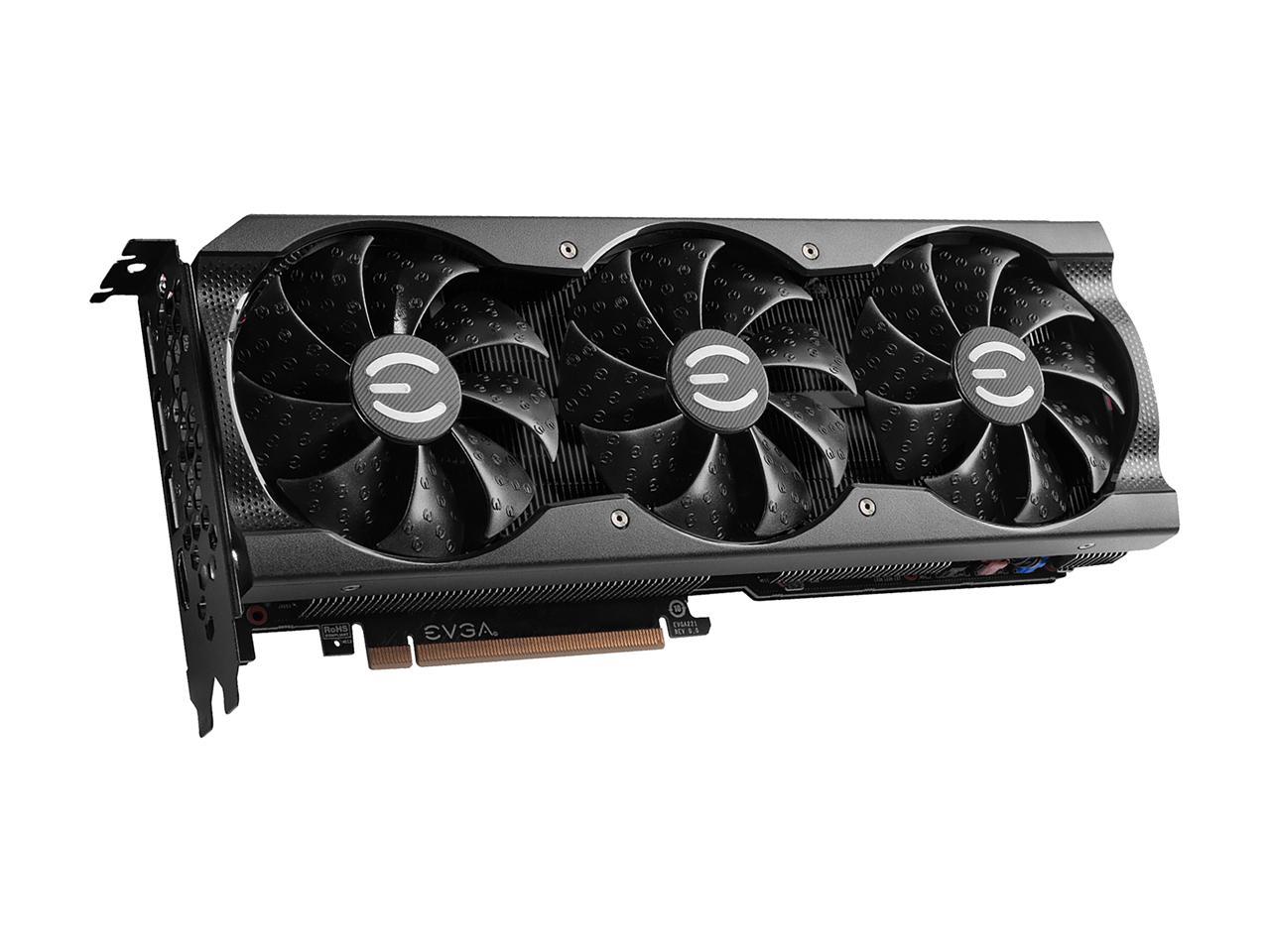 EVGA GeForce RTX 3070 XC3 ULTRA GAMING Video Card, 08G-P5-3755-KL, 8GB GDDR6, iCX3 Cooling, ARGB LED, Metal Backplate, LHR