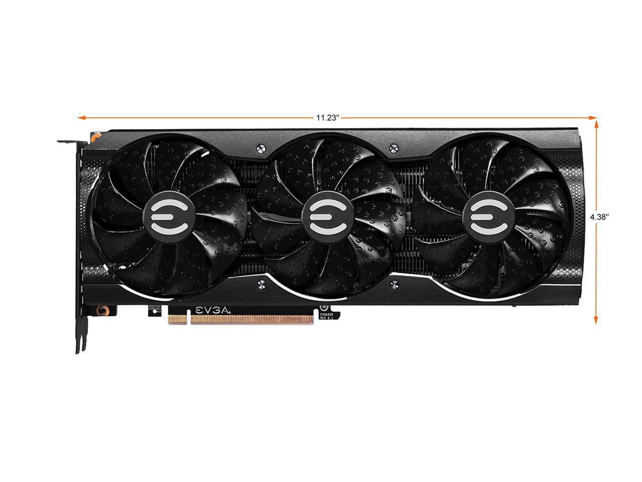 EVGA GeForce RTX 3060 Ti FTW ULTRA GAMING Video Card, 08G-P5-3667-KL, 8GB GDDR6, iCX3 Cooling, ARGB LED, LHR
