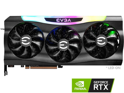 EVGA GeForce RTX 3070 Ti FTW3 ULTRA GAMING Video Card, 08G-P5-3797-KL, 8GB GDDR6X, iCX3 Technology, ARGB LED, Metal Backplate