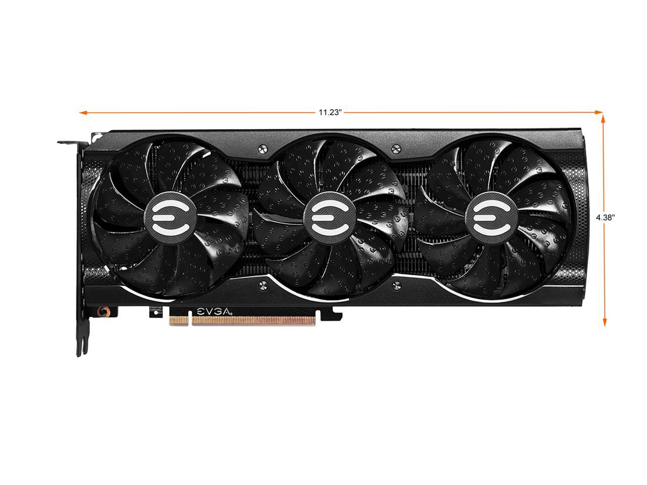 EVGA GeForce RTX 3070 Ti XC3 ULTRA GAMING Video Card, 08G-P5-3785-KL, 8GB GDDR6X, iCX3 Cooling, ARGB LED, Metal Backplate