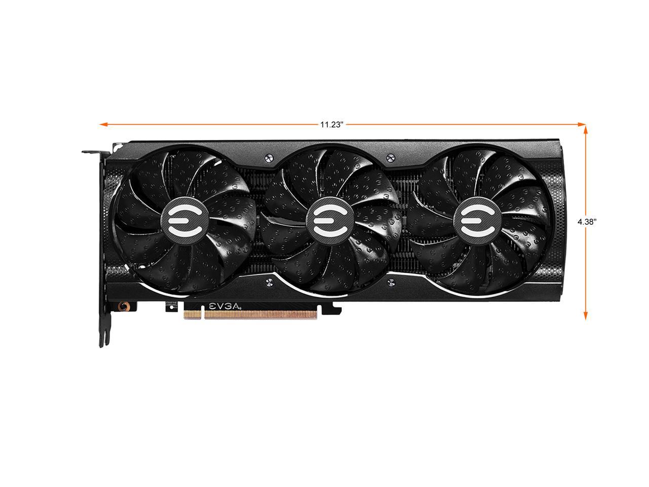 EVGA GeForce RTX 3080 12GB XC3 ULTRA GAMING, 12G-P5-4865-KL, 12GB GDDR6X, iCX3 Cooling, ARGB LED, Metal Backplate, LHR