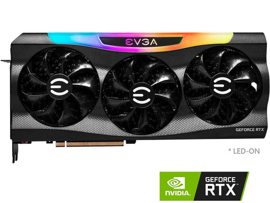 EVGA GeForce RTX 3090 Ti FTW3 ULTRA GAMING, 24G-P5-4985-KR, 24GB GDDR6X, iCX3 Technology, ARGB LED, Metal Backplate, Includes eLeash