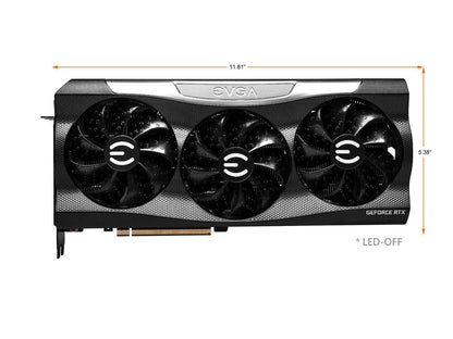 EVGA GeForce RTX 3090 Ti FTW3 ULTRA GAMING, 24G-P5-4985-KR, 24GB GDDR6X, iCX3 Technology, ARGB LED, Metal Backplate, Includes eLeash