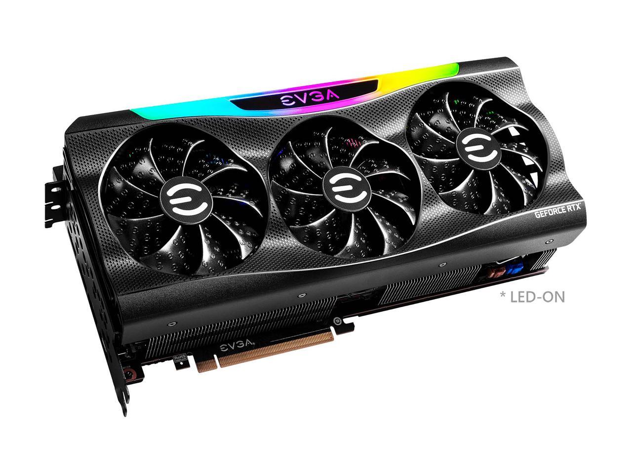 EVGA GeForce RTX 3090 Ti FTW3 GAMING, 24G-P5-4983-KR, 24GB GDDR6X, iCX3 Technology, ARGB LED, Metal Backplate, Includes eLeash