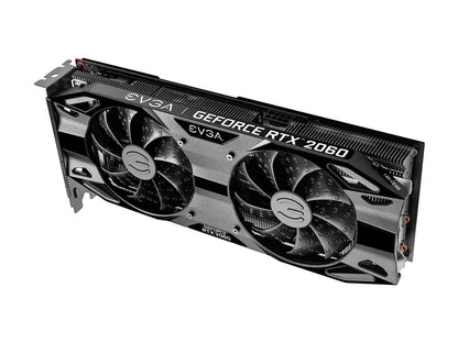 EVGA GeForce RTX 2060 12GB XC BLACK GAMING, 12G-P4-2261-KR, 12GB GDDR6, Dual Fans, Metal Backplate