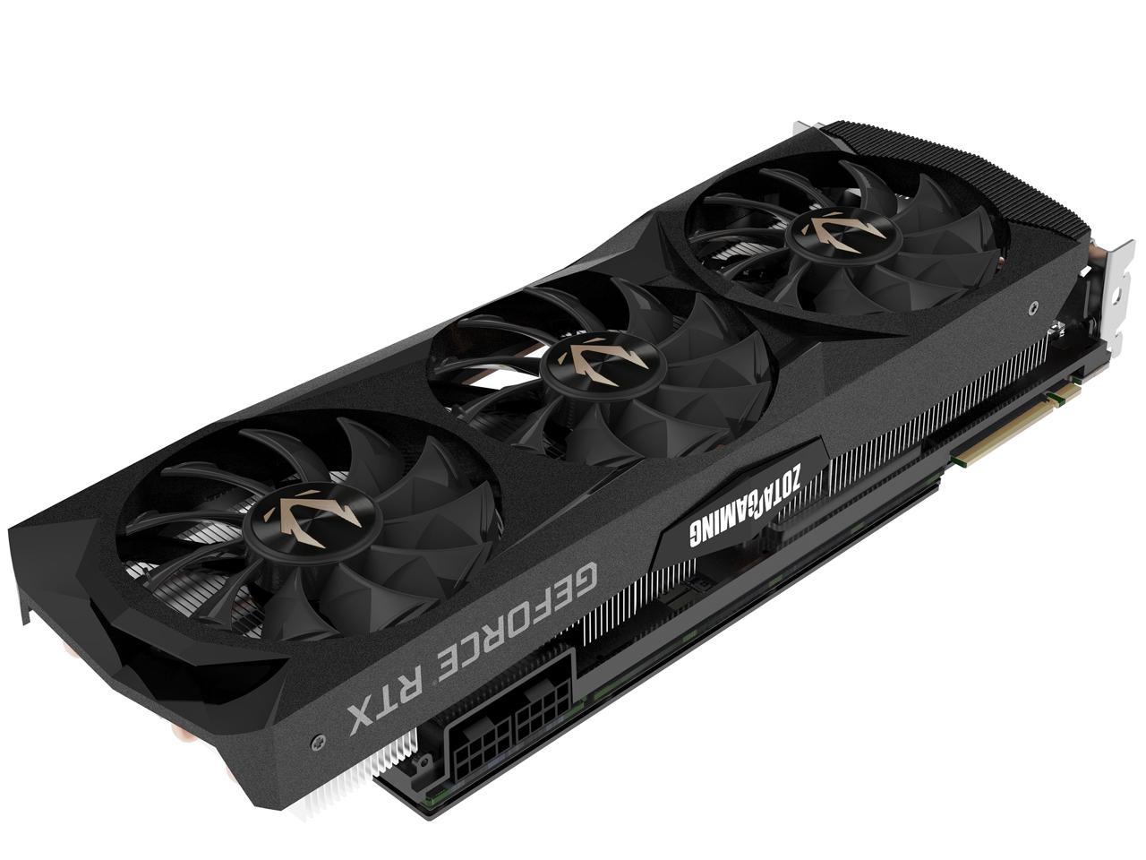 ZOTAC GAMING GeForce RTX 2080 Ti Triple Fan 11GB GDDR6 352-bit Gaming Graphics Card, Active Fan Control, Metal Backplate, Spectra Lighting (ZT-T20810F-10P)