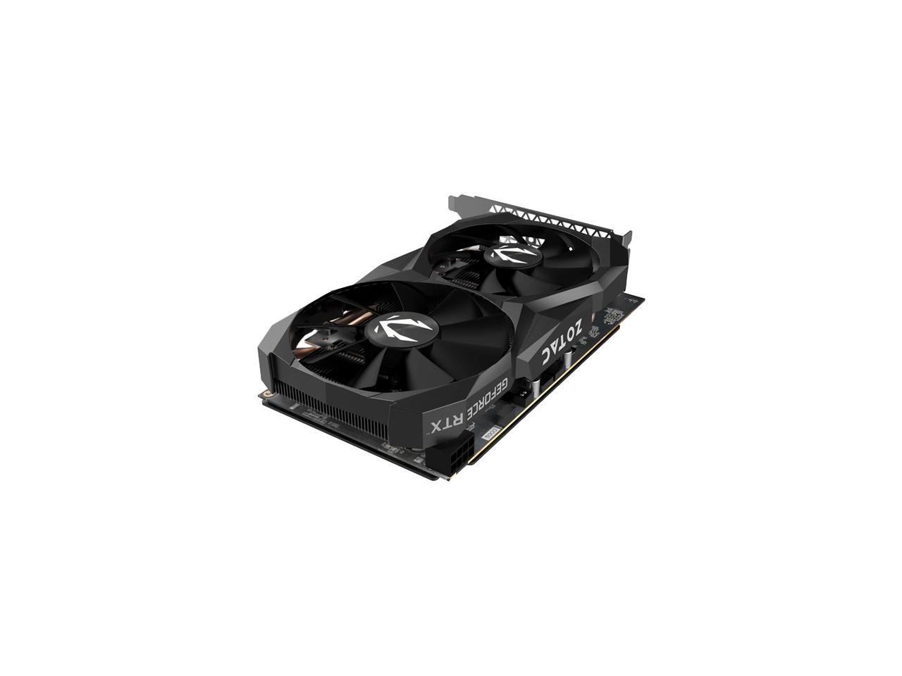 ZOTAC GAMING GeForce RTX 2060 6GB GDDR6 192-bit Gaming Graphics Card, Super Compact, ZT-T20600K-10M
