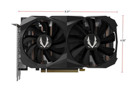 ZOTAC GAMING GeForce RTX 2060 6GB GDDR6 192-bit Gaming Graphics Card, Super Compact, ZT-T20600K-10M