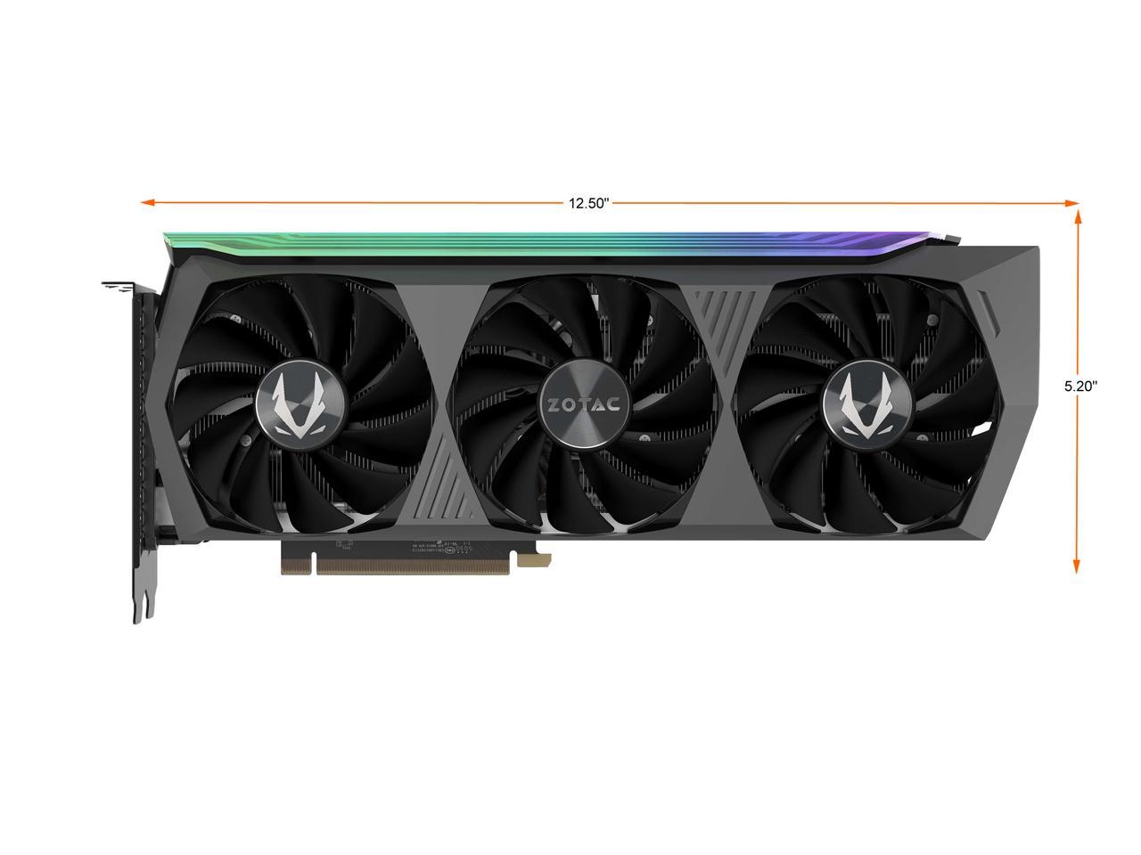 ZOTAC AMP Holo GeForce RTX 3080 Ti 12GB GDDR6X PCI Express 4.0 x16 Video Card ZT-A30810F-10P