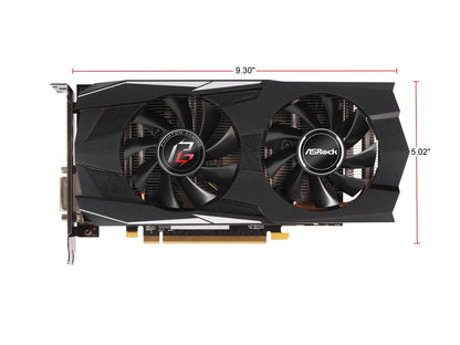 ASRock Phantom Gaming D Radeon RX 570 DirectX 12 RX570 8G OC 8GB 256-Bit GDDR5 PCI Express 3.0 x16 HDCP Ready Video Card