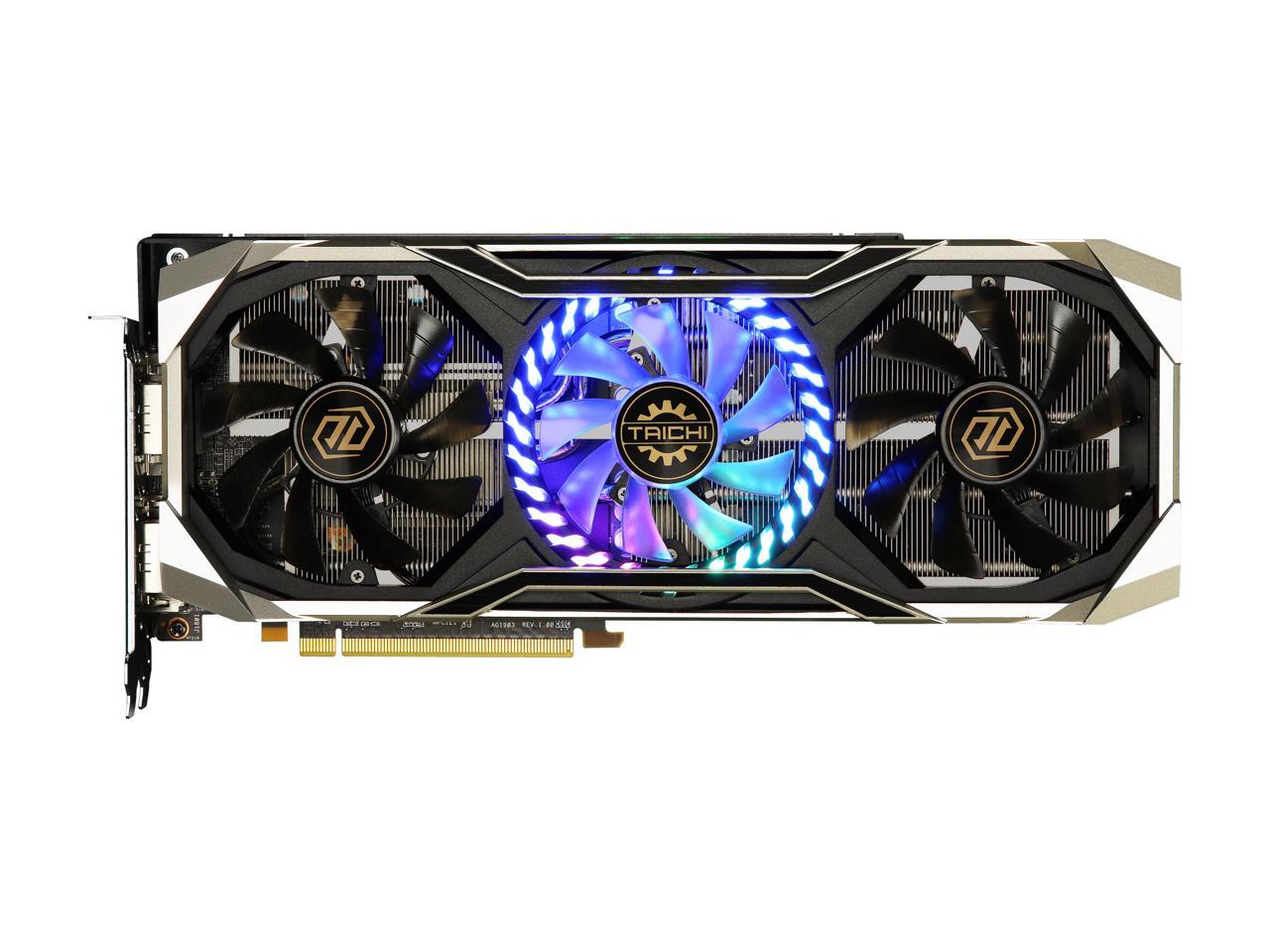 ASRock Radeon RX 5700 XT DirectX 12 RX 5700 XT TAICHI X 8G OC+ 8GB 256-Bit GDDR6 PCI Express 4.0 HDCP Ready Video Card
