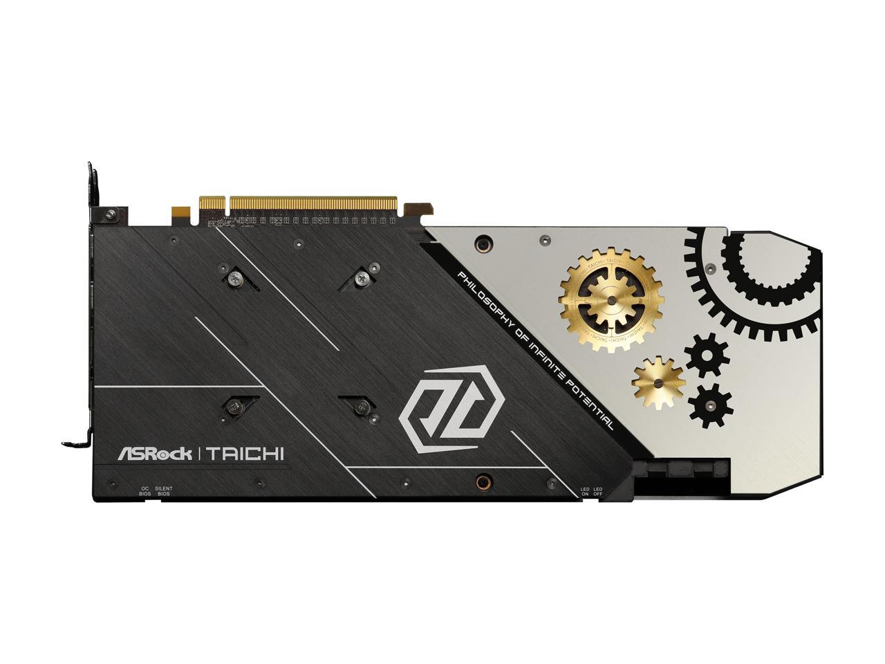 ASRock Radeon RX 5700 XT DirectX 12 RX 5700 XT TAICHI X 8G OC+ 8GB 256-Bit GDDR6 PCI Express 4.0 HDCP Ready Video Card