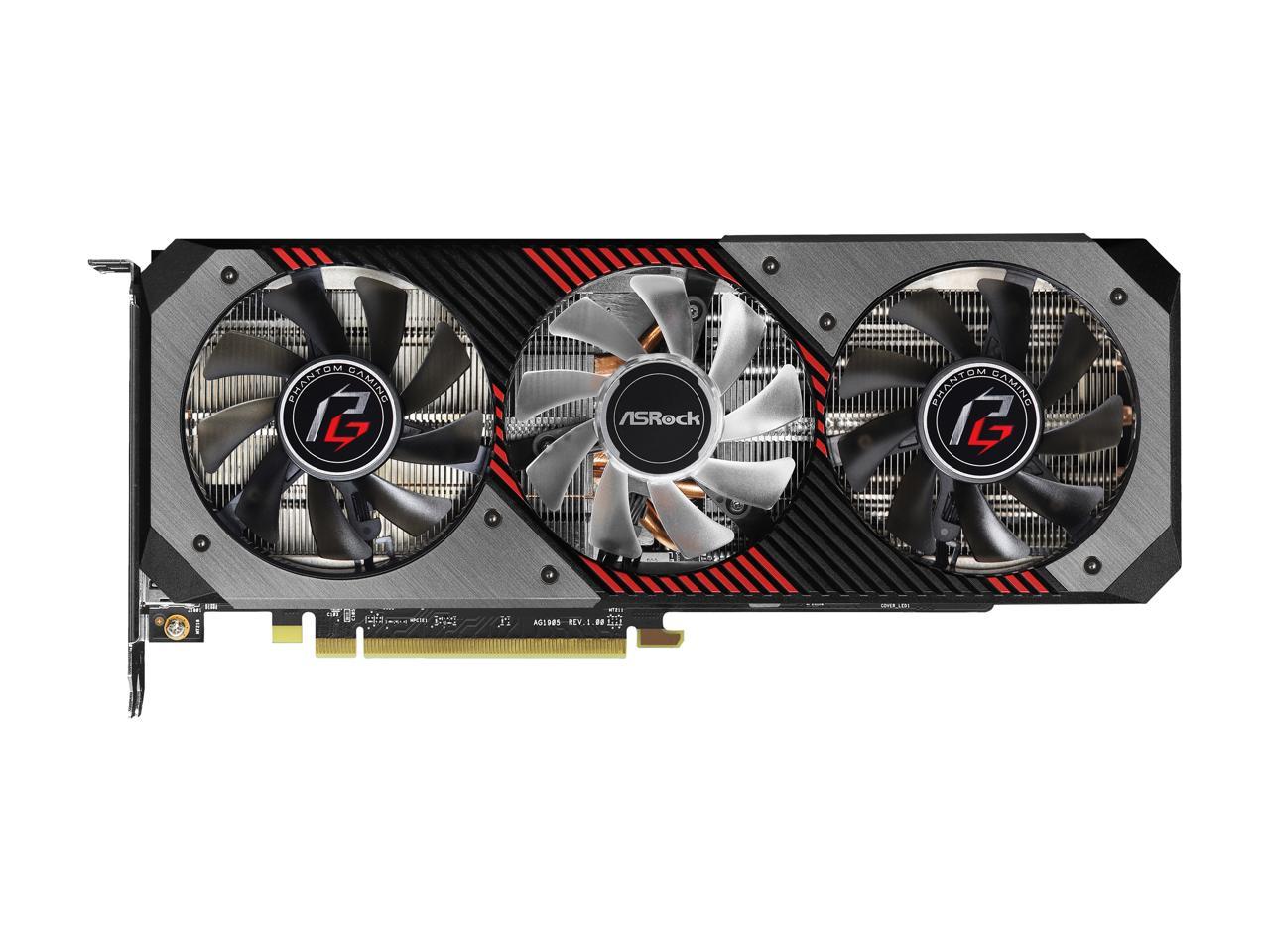 ASRock Phantom Gaming D Radeon RX 5700 XT 8G OC Video Card, RX5700XT PGD 8GO