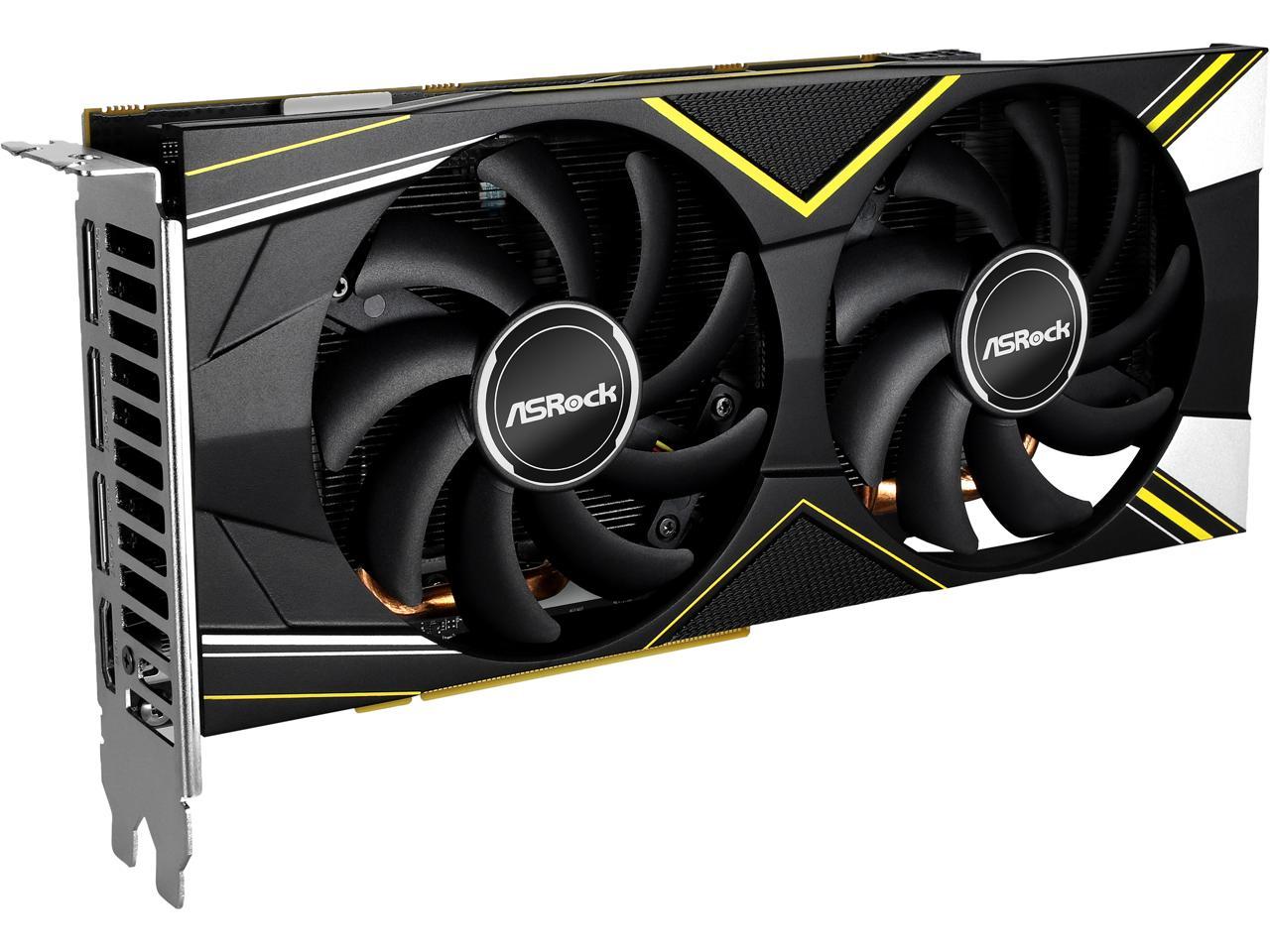ASRock Challenger D Radeon RX 5500 XT DirectX 12 RX5500XT CLD 4GO 4GB 128-Bit GDDR6 PCI Express 4.0 x8 HDCP Ready Video Card