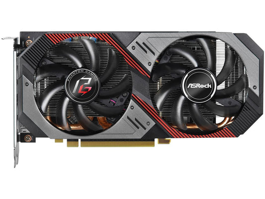 ASRock Phantom Gaming D2 Radeon RX 5600 XT RX5600XT PGD2 6GO 6GB (14Gbps) 192-Bit GDDR6 PCI Express 4.0 x16 HDCP Ready Video Card