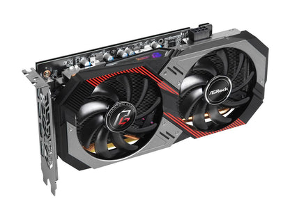 ASRock Phantom Gaming D2 Radeon RX 5600 XT RX5600XT PGD2 6GO 6GB (14Gbps) 192-Bit GDDR6 PCI Express 4.0 x16 HDCP Ready Video Card
