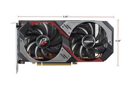 ASRock Phantom Gaming D2 Radeon RX 5600 XT RX5600XT PGD2 6GO 6GB (14Gbps) 192-Bit GDDR6 PCI Express 4.0 x16 HDCP Ready Video Card