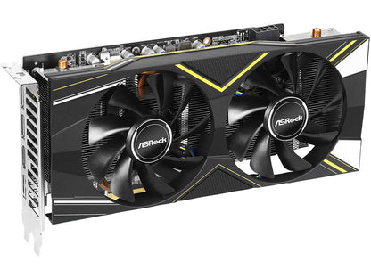 ASRock Challenger D Radeon RX 5600 XT RX5600XT CLD 6GO 6GB (14Gbps) 192-Bit GDDR6 PCI Express 4.0 x16 HDCP Ready Video Card